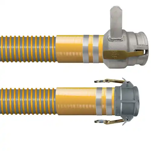 Kanaflex ST 120 UACVR 4 in. Vapor Recovery Hose Assemblies w/ Part C x CPP with Handle Ends