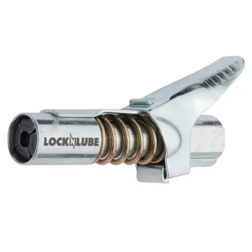 LockNLube 1/8 in. NPT Lock On Grease Coupler w/ Rebuild Kit