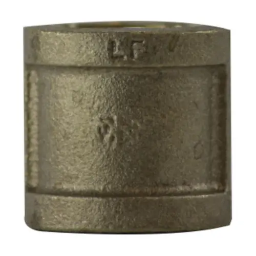 Midland Industries AMC® 738103-04 Lead Free Bronze Coupling, 1/4 in. FPT x 1/4 in. FPT