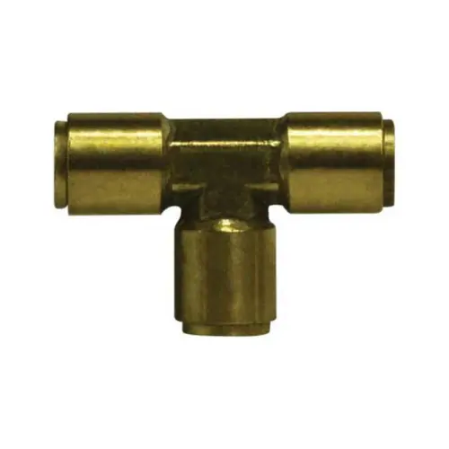 Midland Industries 641000 Brass D.O.T. Push-to-Connect Union Tee, 5/8 in. PTC x 5/8 in. PTC