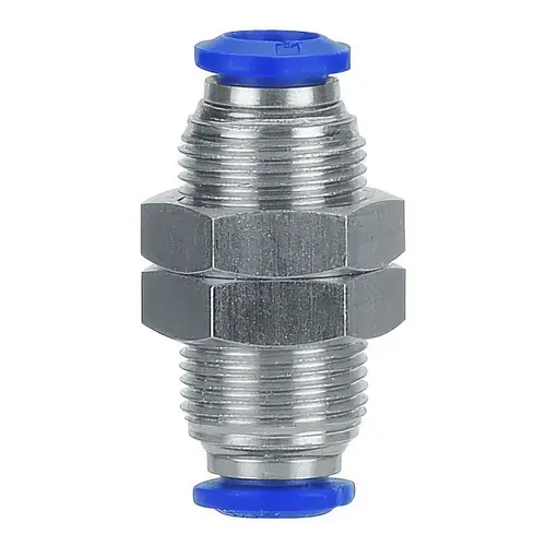 AIGNEP 88050-08, 1/2 in. Push-To-Connect Bulkhead Union Fitting - Pack of 10