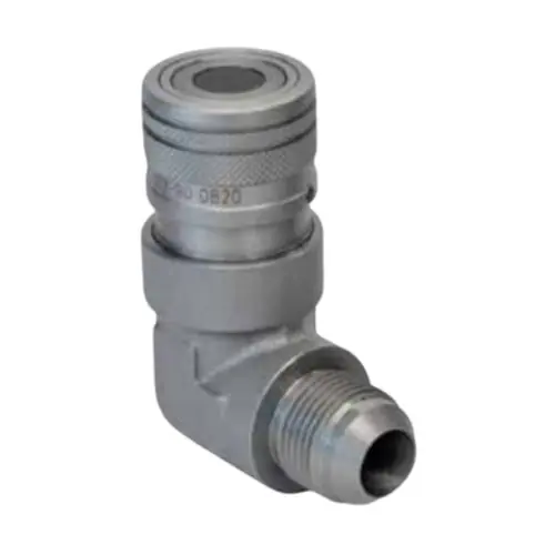 PCI FF90-S916FJ FF90 ISO 16028-90° 1/2 in. #6 JIC Zinc Nickel Plated Couplings - Coupler