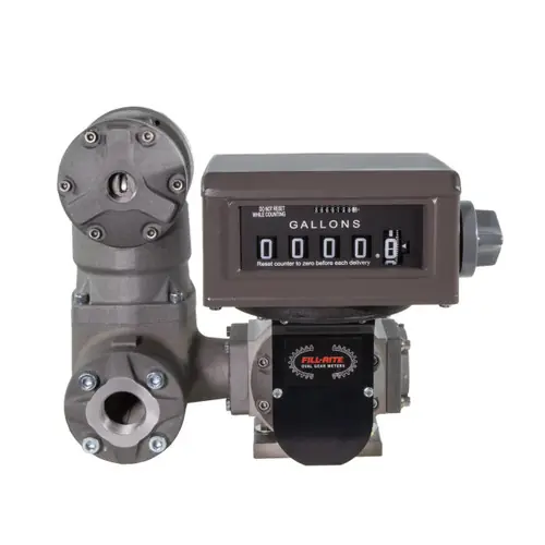 Fill-Rite TS20AV06ATCBMXAS4N 2 in. NPT Oval Gear Meter w/ Mechanical Register, Strainer, Air Eliminator
