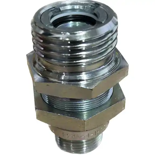 Stucchi VR 1 in. Carbon Steel German Screw Coupler M 30X2 S20 DIN, 100.21 GPM