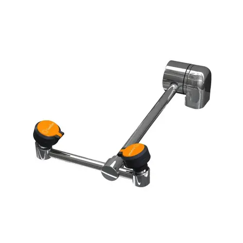 Guardian Equipment G1849 Deck Mounted Autoflow Eyewash Station - 90° Swing-Down