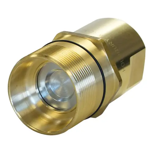 Holmbury WSC19-F-12N 3/4 in. Brass Screw Coupling 3/4 NPTF W/ Nitrile Rubber Seal - Female