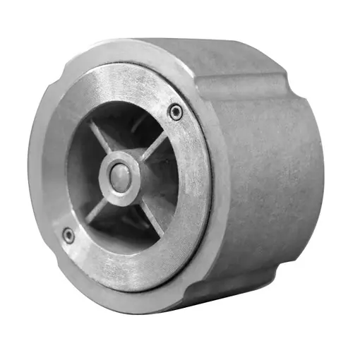 Titan Flow Control CV91SSM0600 6 in. Stainless Steel Wafer Check Valve w/ SS Disc & Seat - ASME Class 150