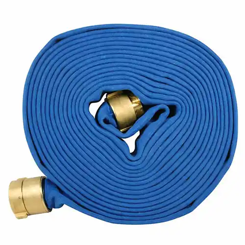 Dixon DXPW615B50RBS 1 1/2 in. Double Jacket Potable Water Hose - Brass Rocker Lug Coupling, 50 ft.