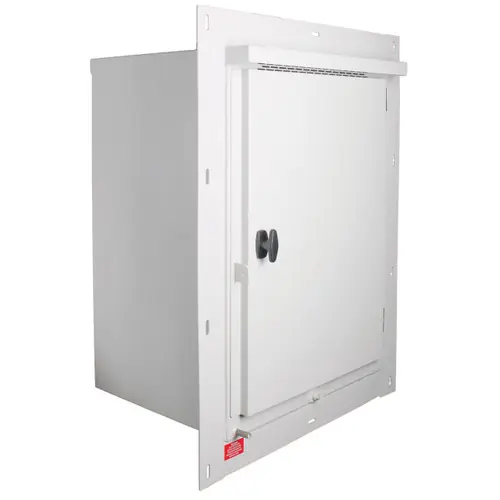 Morrison Bros 715--TT2-2MBB-0 715 10 Gal In-Wall Remote Fill Box Spill Container w/ 2 in. Male Top Connection & Adapter w/ Dust plug, Hand pump