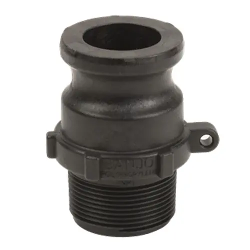 Banjo 150F Male Cam Lever Coupling Adapter 1.5 in. Polypropylene