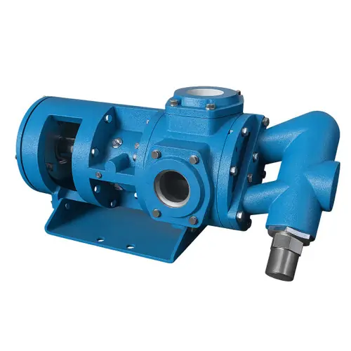 GlobalGear 2 in. NPT Cast Iron Process Gear Pump W/ Relief Valve & Graphite/PTFE Seal, 130 GPM, 1000 RPM