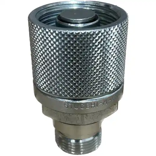 Stucchi VR 1/2 in. Carbon Steel German Screw Nipple M 22X1.5 L15 DIN, 23.85 GPM