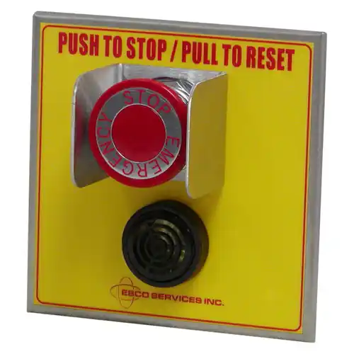 Freedom Electronics FE-LOB-1038 Maintained Flush Mount Power Control Switch (1-NO and 1-NC) w/ AC Alarm