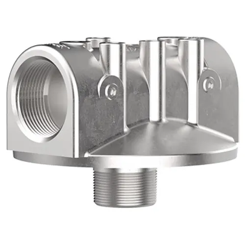 Cim-Tek 51012 1 1/4 in. NPT Aluminum Single Adapter for 40 Series Filters