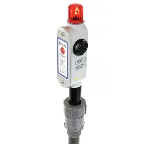 Gizmo Engineering Polypropylene Tank Level Alarm - Low Level Orientation
