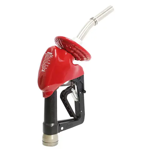 Husky M34 DEF Nozzle with Two Notch Hold Open Clip, Spout Ring, Gilbarco Magnetic Handguard and Magnetic Accufuel® Spout