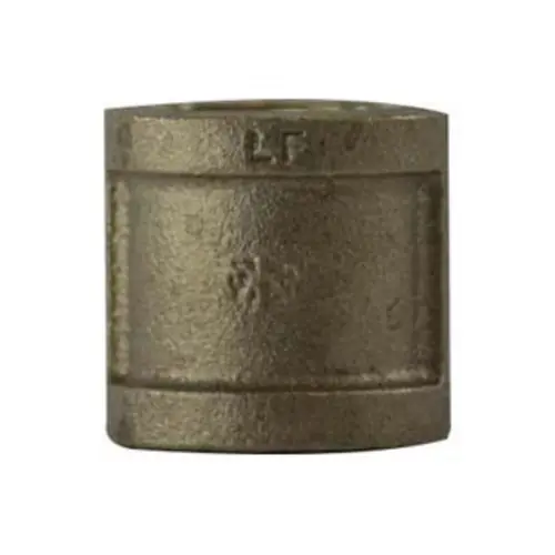 Midland Industries 44413LF IMP Coupling, Lead Free Bronze, 1/2 in. FPT x 1/2 in. FPT