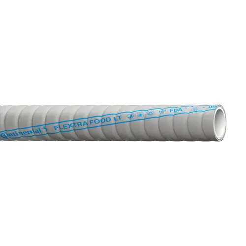 Continental ContiTech FLEXTRA FOOD LT 3 in. Gray Food Grade Hose - Hose Only