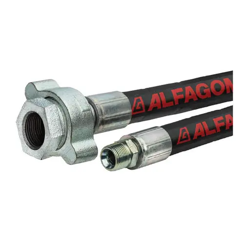 Kuriyama T340AA 1 in. 270 PSI EPDM Steam Hose w/ Female x Male Crimped Ground Joint Ends