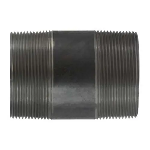 Midland Industries 57200 2 5/8 in. L Welded Pipe Nipple, Black Steel SCH 40, 3 in. MPT