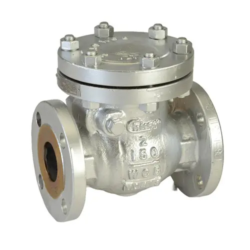 Chicago Valves 41411020 2 in. Cast Steel Swing Check Valve - Flanged, Class 150, 285 PSI