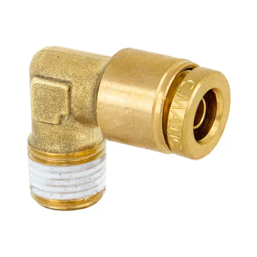 Kuriyama Kuri Tec Endure DOT 3/8 in. OD x NPTF Male 90 Deg Elbow, Bronze