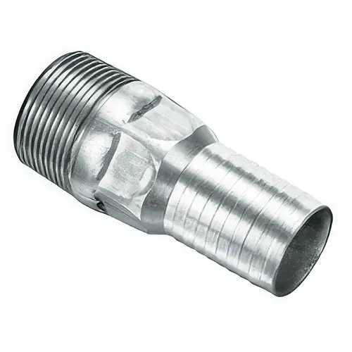 Kuriyama HEXSPN100 1 in. NPT Hose Nipple, Hex Zinc Plated Steel