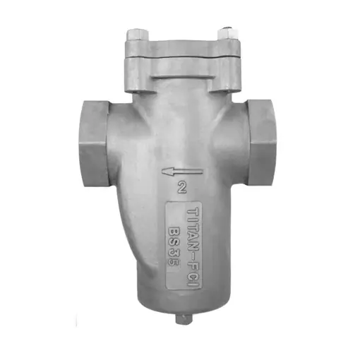 Titan Flow Control BS35C0100 1 in. Simplex Basket Strainer, Threaded, Carbon Steel - ASME Class 150/300