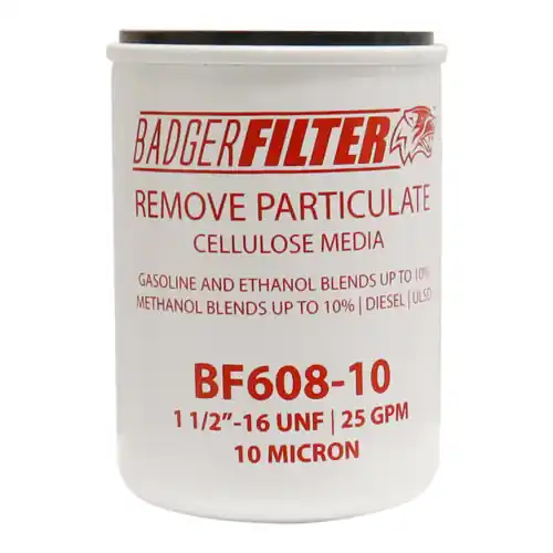 BadgerFilter BF608-10 Fuel Filter - 10 Micron, Particulate