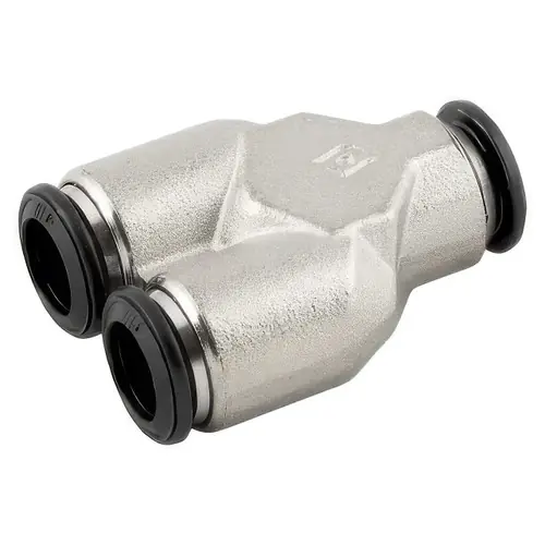 AIGNEP 50310N-4, 4 mm Tube x Push-To-Connect Union Y Fitting - Pack of 10