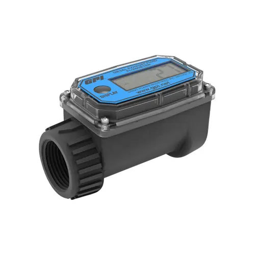 GPI 113255-24 1 in. Battery Powered Nylon Body 3–30 GPM Digital DEF Meter