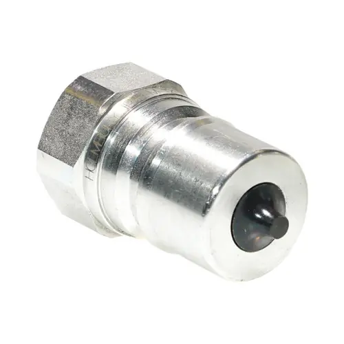 Holmbury IB12-M-08N 1/2 in. Carbon Steel ISO B Coupling 1/2 NPTF, ISO 7241:2014 W/ Nitrile Rubber Seal - Male