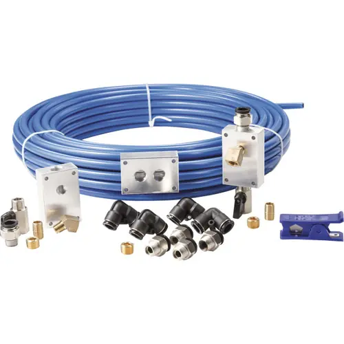 Rapid Air 90500 3/8 in. I.D. x 1/2 in. O.D. Home Garage Nylon Tubing System Kit