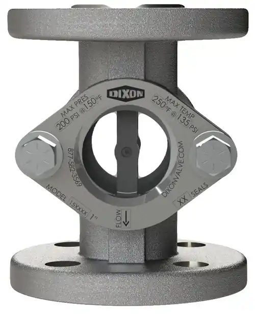 Dixon Series 15 Sight Flow Indicator 3/4 in. #150 TTMA Flange FKM Seal