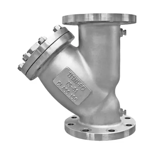Titan Flow Control YS61S0600 6 in. Y-Strainer, Flanged, Stainless Steel - ASME Class 150