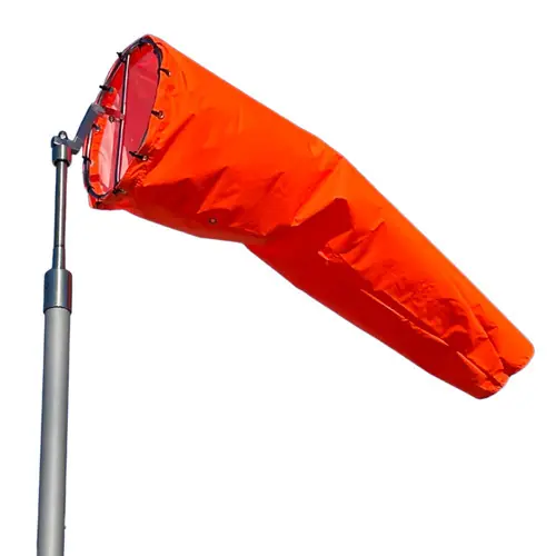 Custom Windsock OW1860 Orange Aviation Windsock- 18 in. x 60 in.