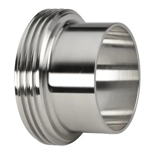 Wayland Ind. W615A Long Threaded Bevel Seat Ferrule 316L Stainless Steel