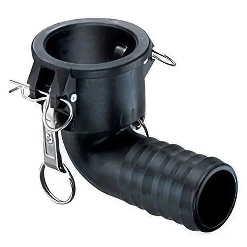 Kuriyama PP150C90 1 1/2 in. Polypropylene 90° Female Coupler x Hose Shank