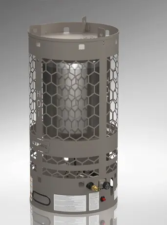 L.B. White Sun Blast® Radiant Portable Heater SR125N, NG Fuel - 125,000 BTU