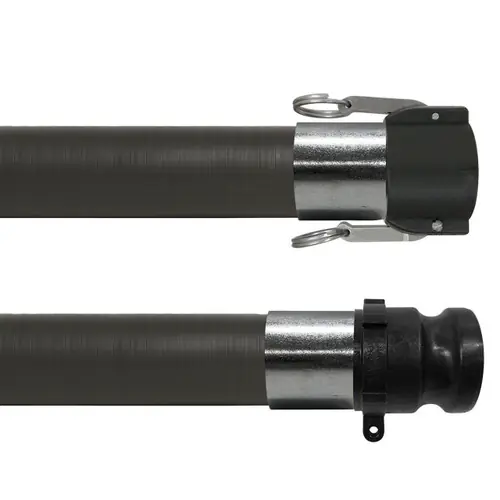 BadgerFlex Heavy Duty Liquid Chemical 4 in. Suction & Discharge Hose w/ Polypropylene Part C Female Coupler x Part E Male Adapter Ends