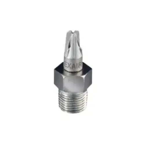 Exair 1110SS-NPT 1/8 in. MNPT Stainless Steel Nano Super Air Nozzle