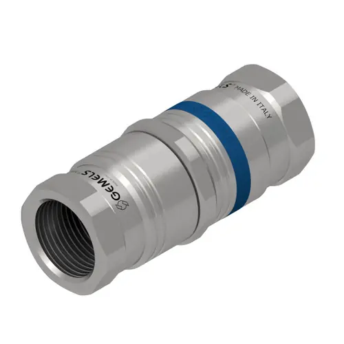 Gemels GSJ In Line Swivel Coupling DN10 9/16-18 in. NPT Female x Female PN427