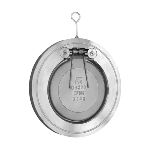 Titan Flow Control CV12S0400 3 in. Stainless Steel Short Pattern Wafer Swing Check Valve w/ PTFE Seat & Seal - ASME Class 150