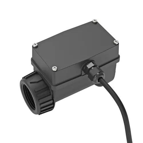 GPI A1POXXN025NC2 1 in. NPT Commercial Nylon Paddlewheel Flow Meter for Water and Non-Aggressive Chemicals - Low Flow