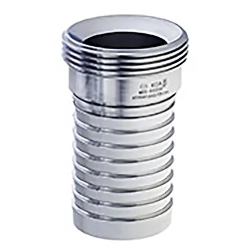 Kuriyama MBSSS400 Sanitary 4 in. Male Bevel Seat x Hose Shank Crimp Fitting