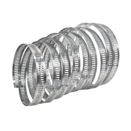Mikalor Clamps LLC 03035111 8 mm Wide AISI 430 Stainless Steel Adapflex Perforated W2 25 m Endless Band - Qty 50
