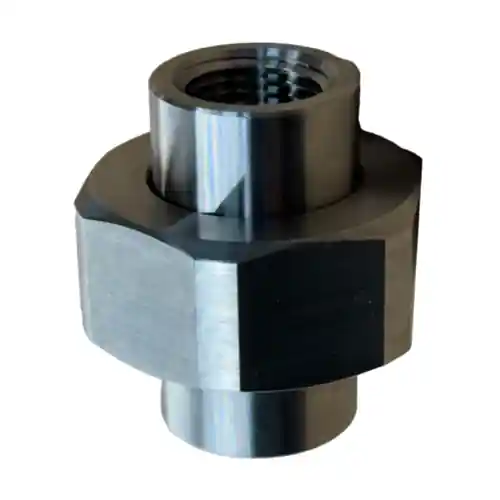HART Industrial 3131-8-V-316 2 in. FNPT Class 3000 316 Stainless Steel Threaded Union - FKM Seal