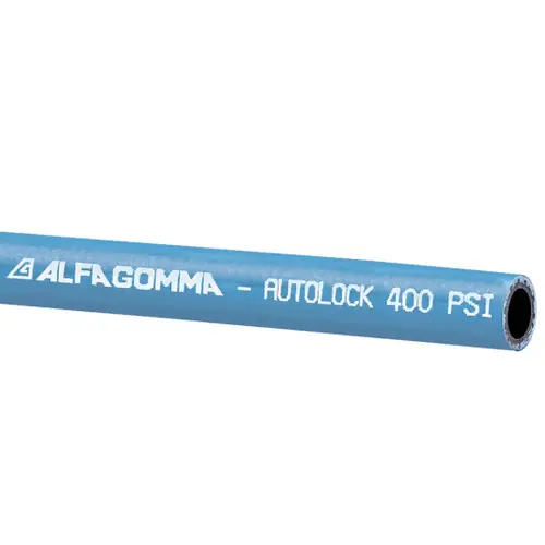 Kuriyama Alfagomma 1/2 in. x 550 ft. Autolock Braided Push-On Hose - Blue - Hose Only