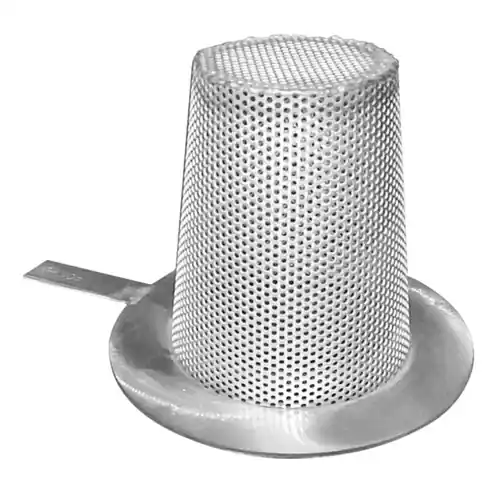 Titan Flow Control PS36CS10600 6 in. Perforated Temporary Basket Strainer, Carbon Steel - 300#