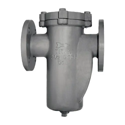 Titan Flow Control BS35FS0150 1 1/2 in. Simplex Basket Strainer, Flanged (Raised Face), Stainless Steel- ASME Class 150